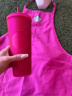 Starbucks Hot Pink Studded 24Oz Tumbler
